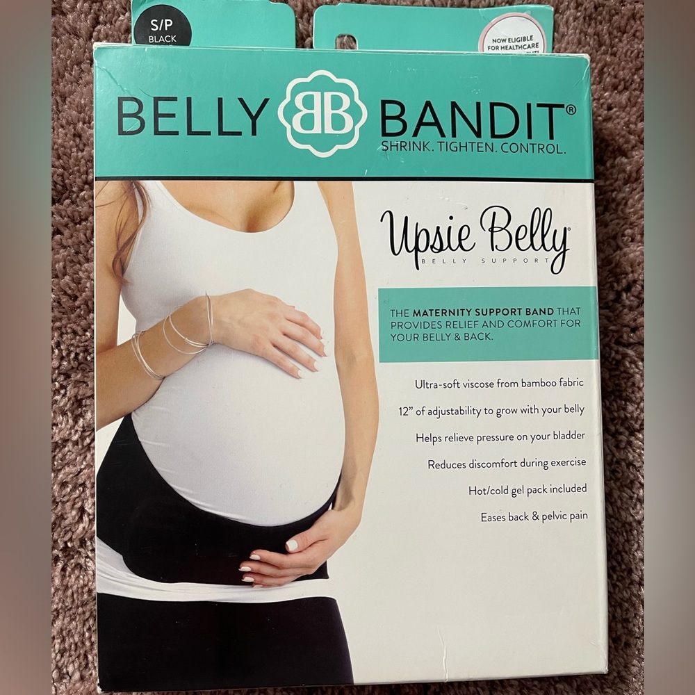 Belly Bandit Upsie Belly Support Band Black Small